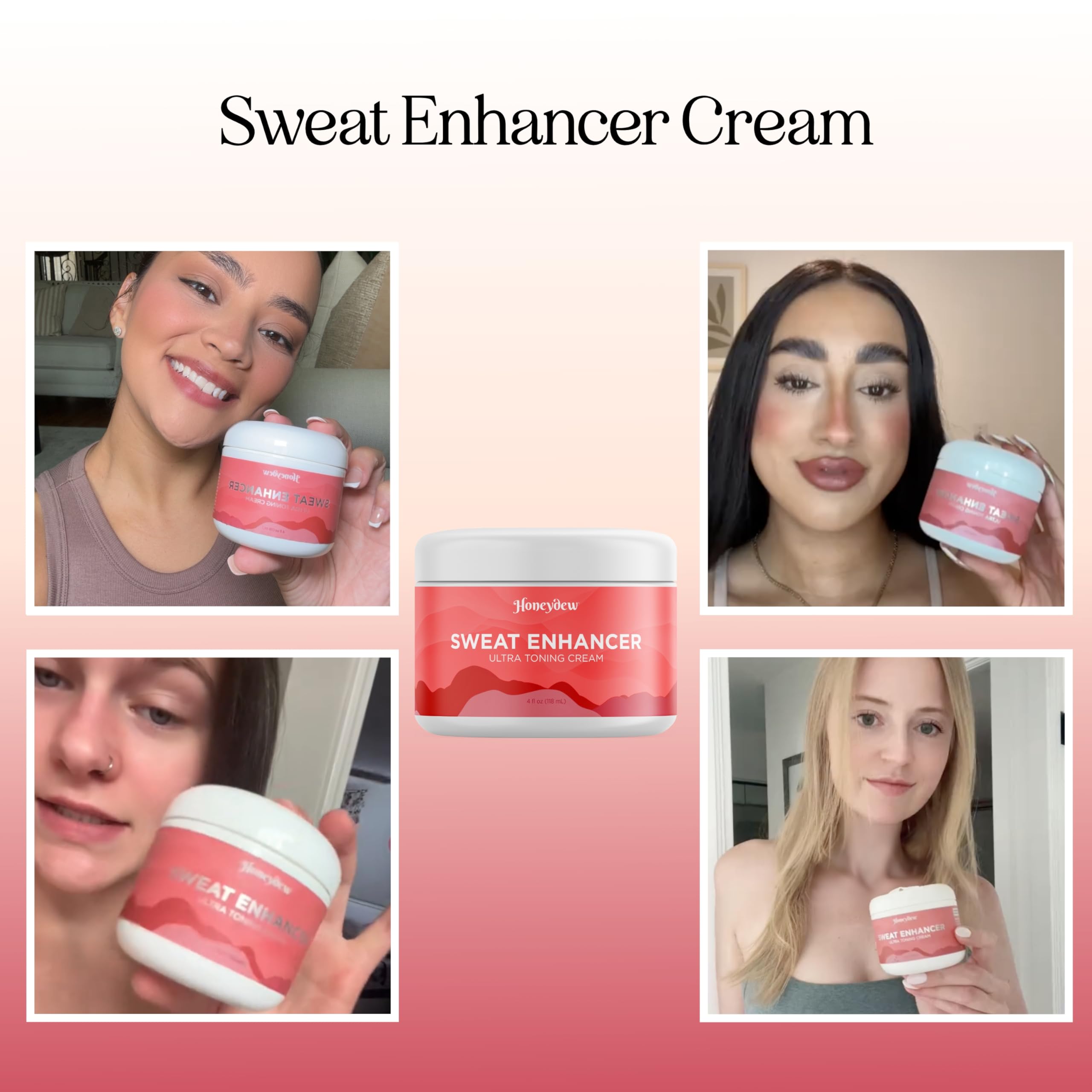 Maple Holistics Hot Sweat Cream packaging highlights a petroleum-free formula.