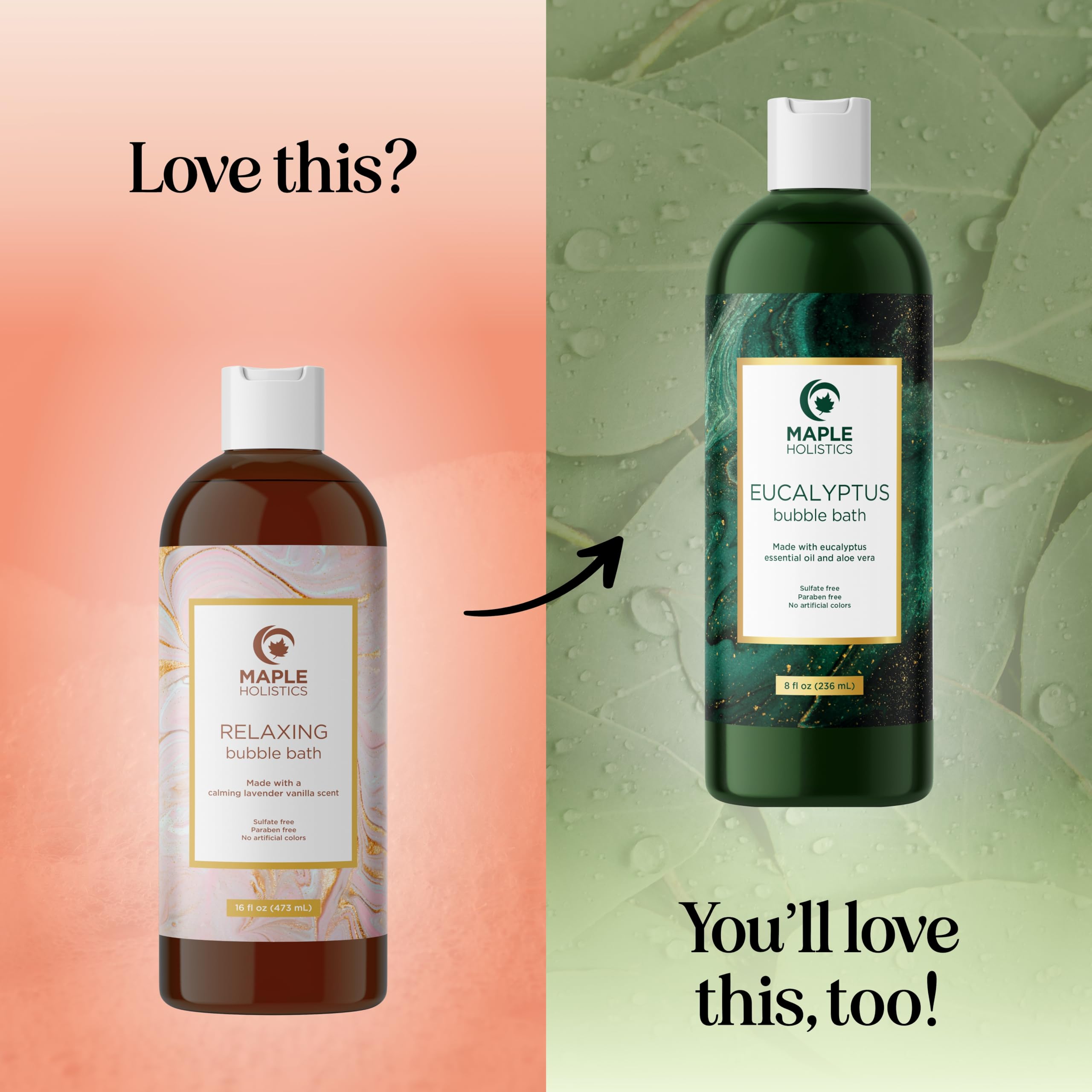 Calendula notes add gentle floral touch during bath time.