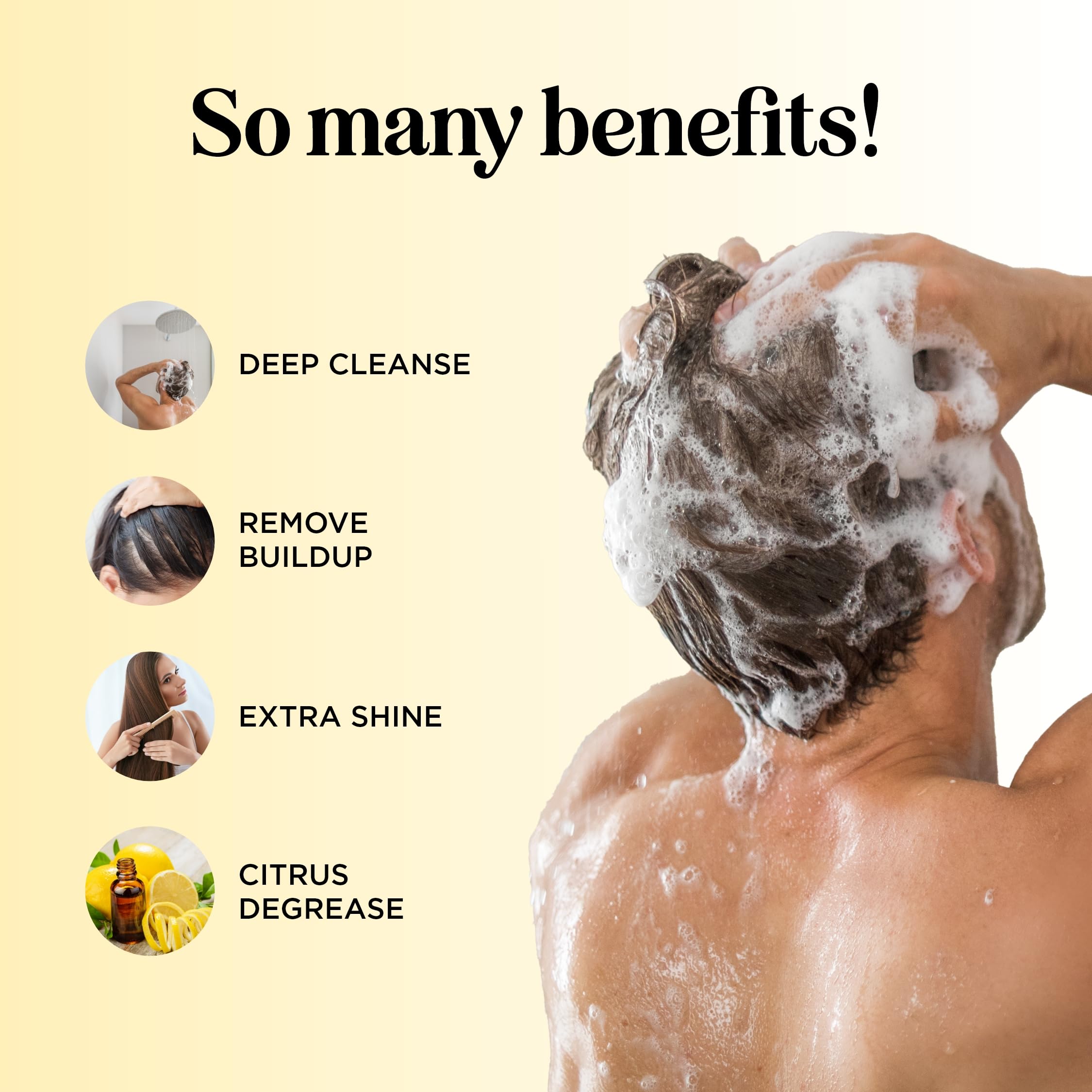 Maple Holistics Lemon Sage Clarifying Shampoo lemon sage fragrance for refreshing care