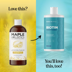 Maple Holistics Lemon Sage Clarifying Shampoo scalp clarification with botanicals
