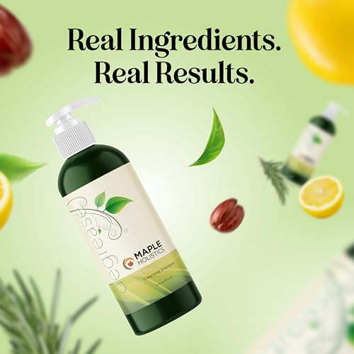 Maple Holistics natural oils scene suggesting scalp nourishment