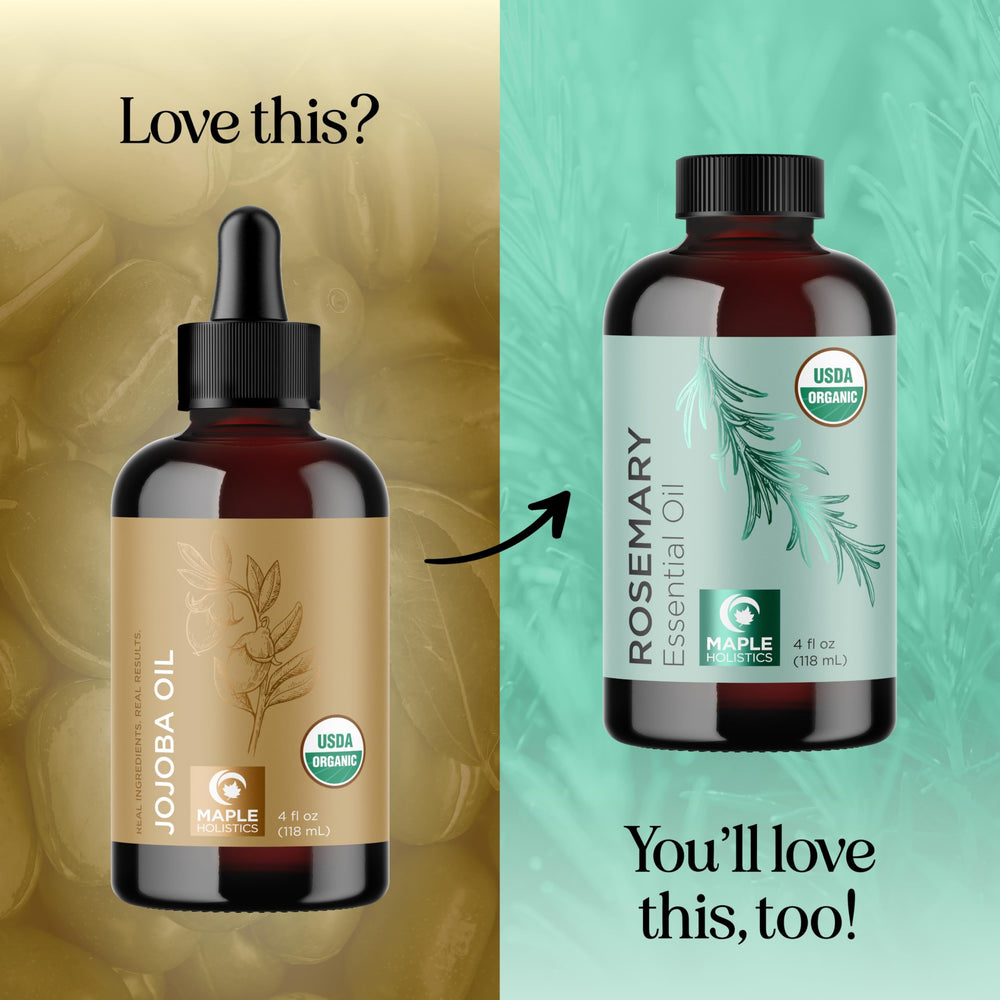 Maple Holistics Organic Jojoba Oil rich in vitamin E.