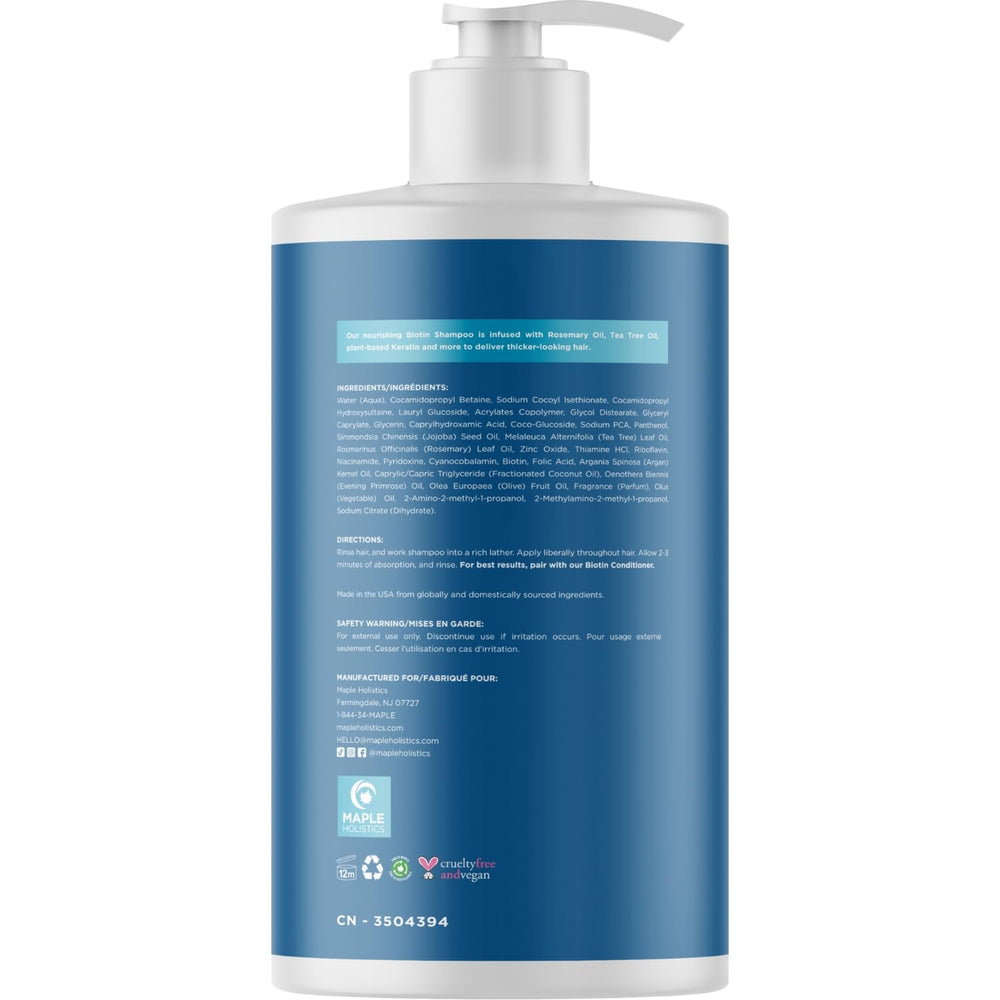 Creamy lather from Maple Holistics shampoo indicates gentle cleansing for delicate strands