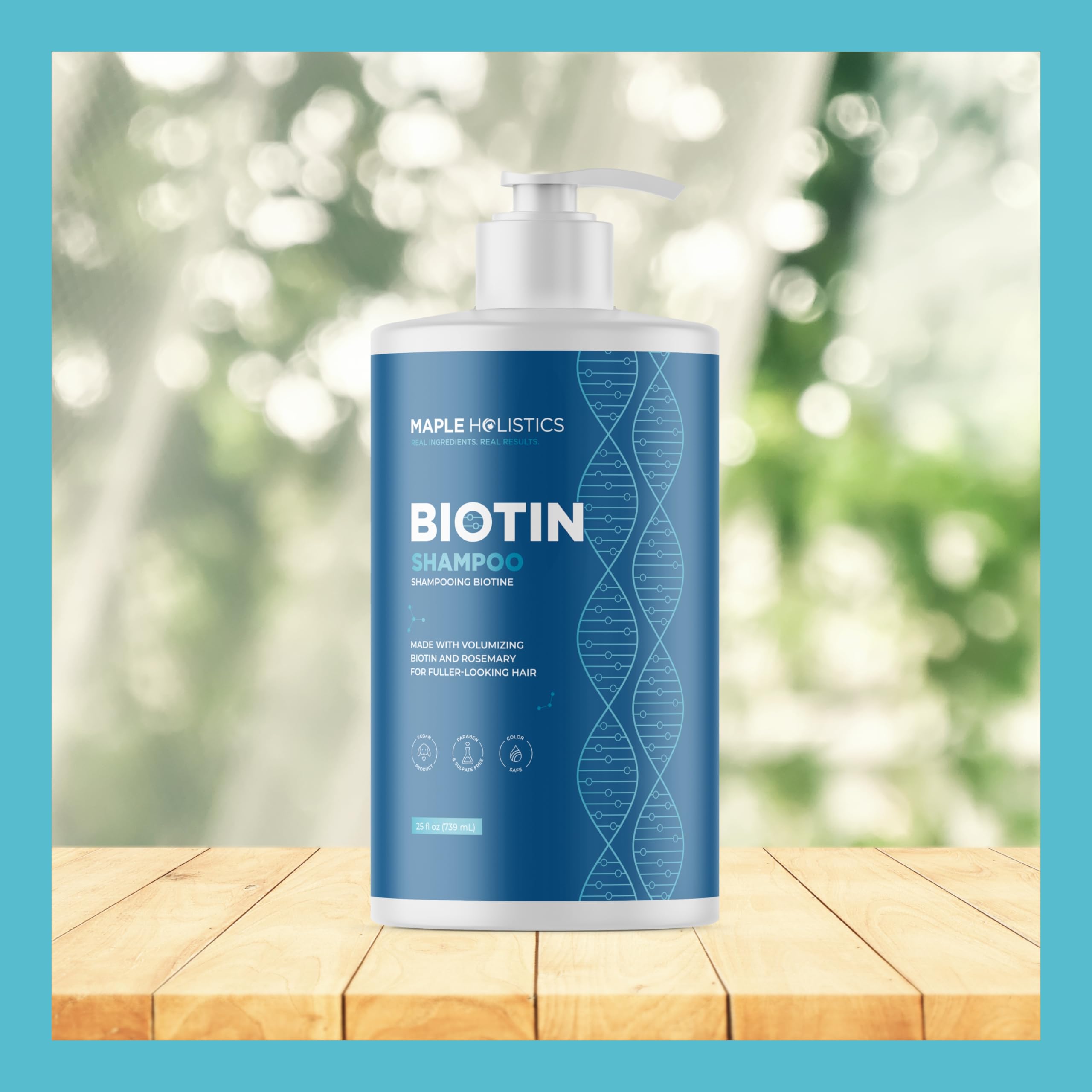 Maple Holistics Rosemary and Biotin Shampoo used in daily routine for lightweight cleansing