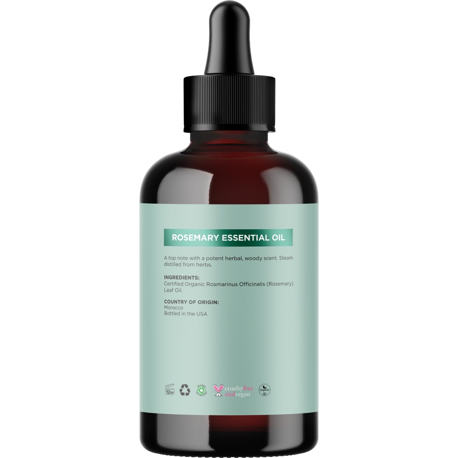 Maple Holistics rosemary oil bottle hints at potential volumizing shine