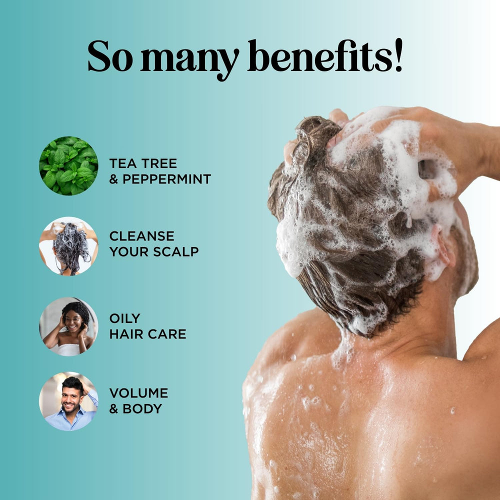 Ingredients highlight: rosemary and tea tree oils in Maple Holistics shampoo.
