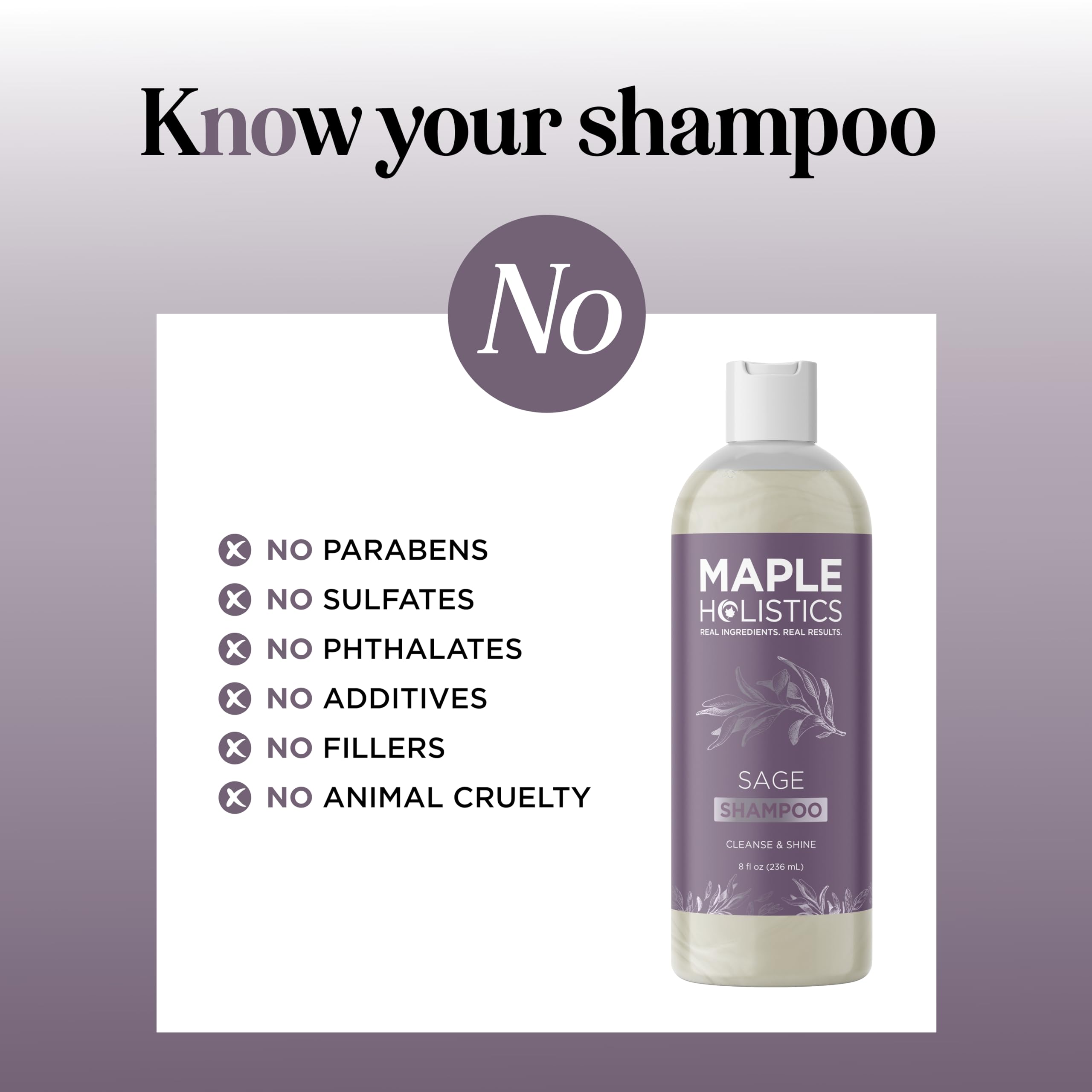 Maple Holistics Sage Rosemary Shampoo dry scalp use highlights hydration.