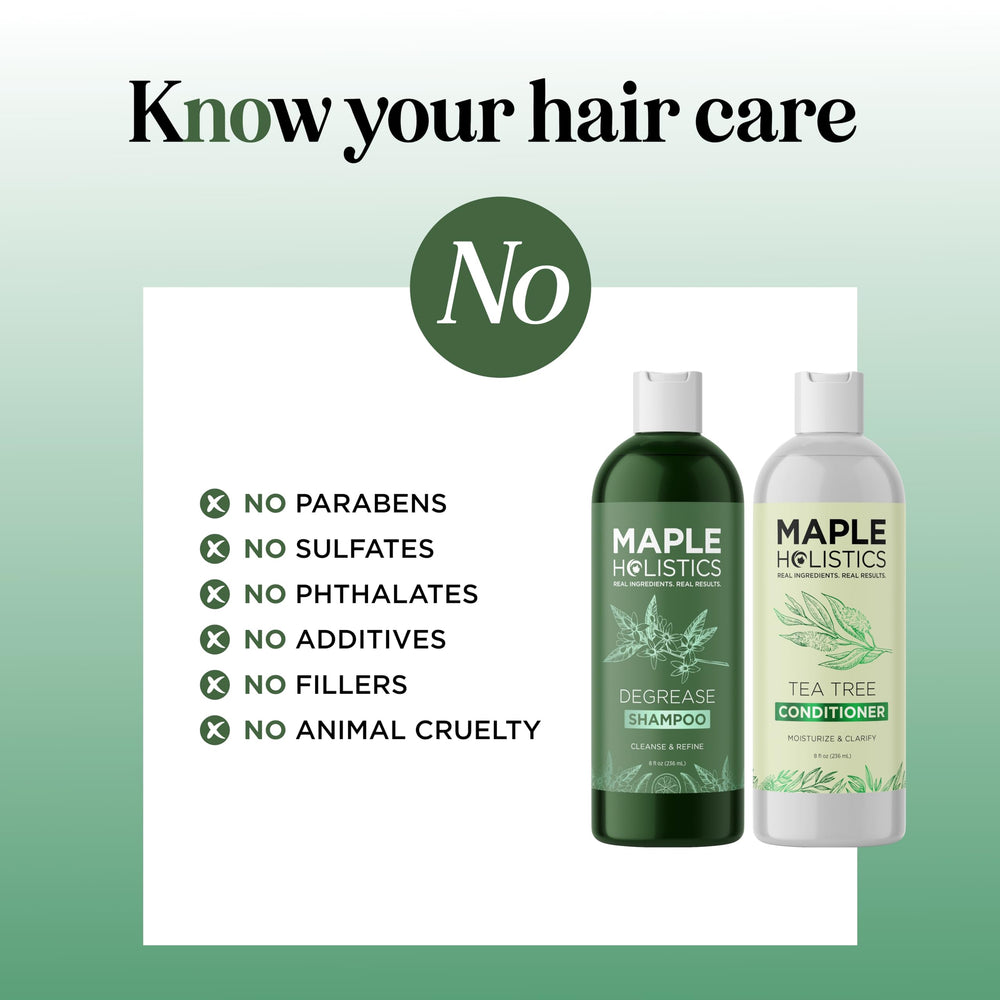 Maple Holistics Shampoo bottle pour, easy application for daily use