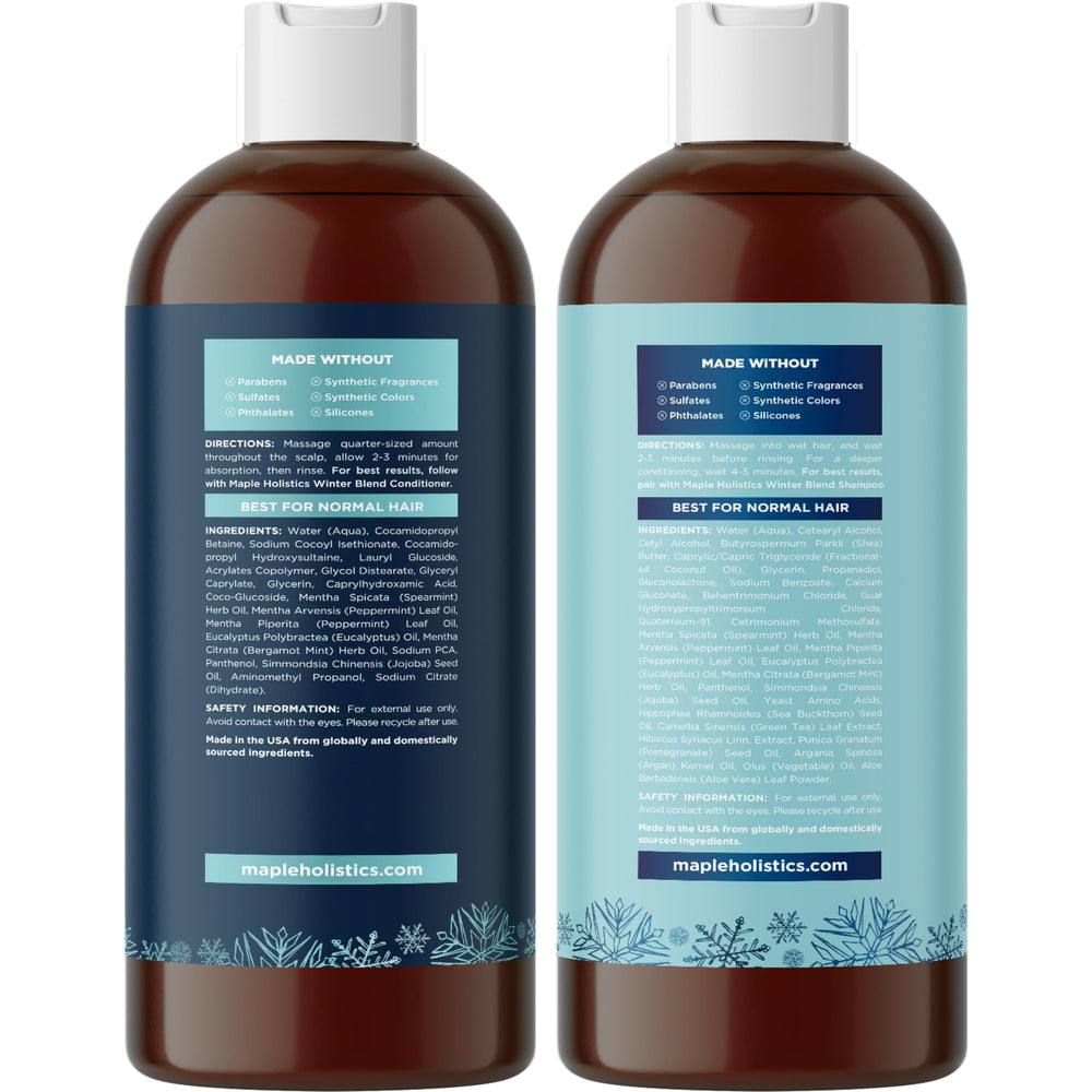 Maple Holistics shampoo lather close-up, rich cleansing without residue.