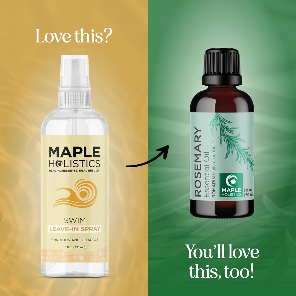 Maple Holistics Swim Label art on the bottle