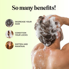 Creamy texture of Maple Holistics Tea Tree Conditioner suitable for dry hair