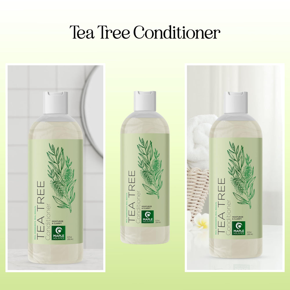 Controlled dispense of Maple Holistics Tea Tree Conditioner for precise usage