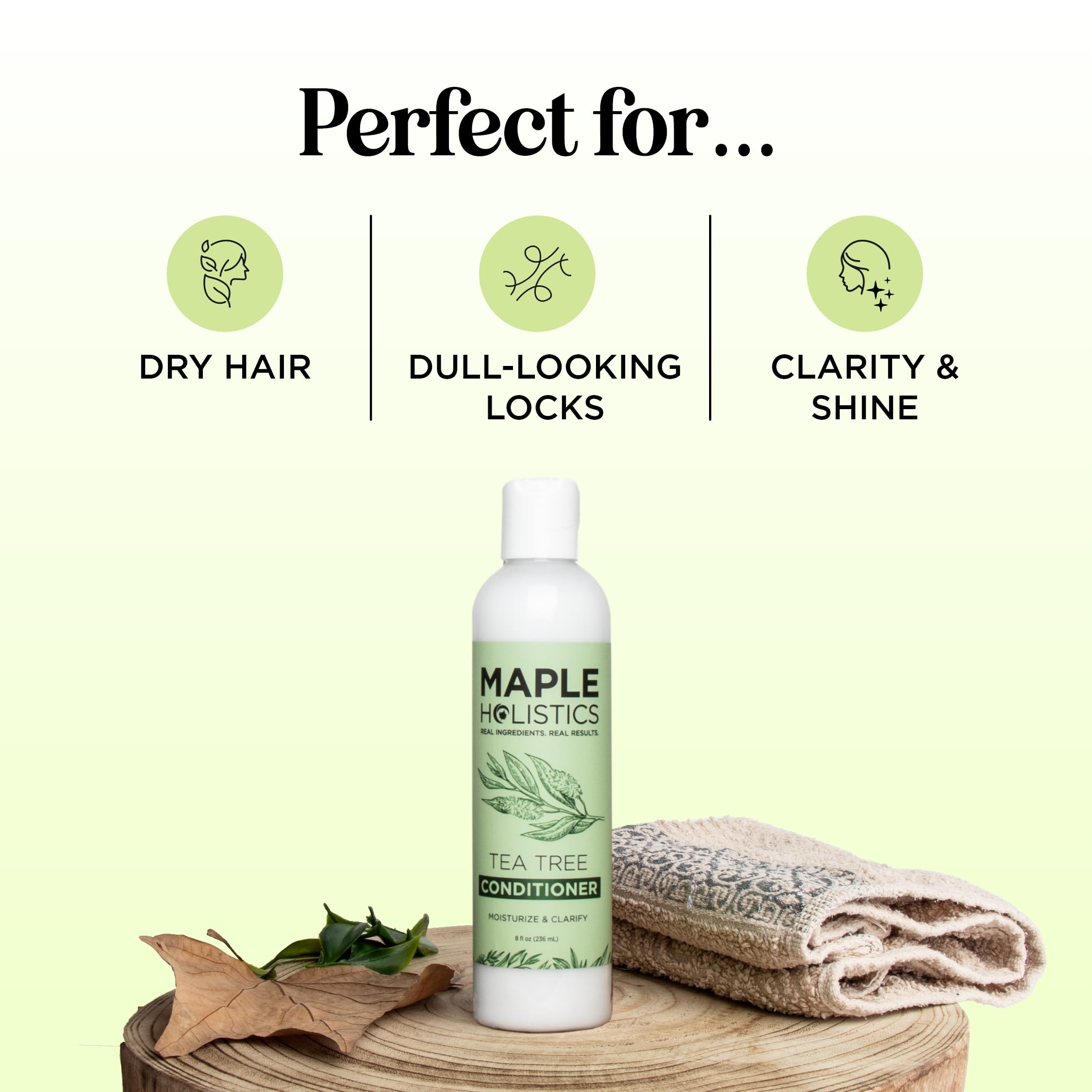 Maple Holistics Tea Tree Conditioner packaging box front view