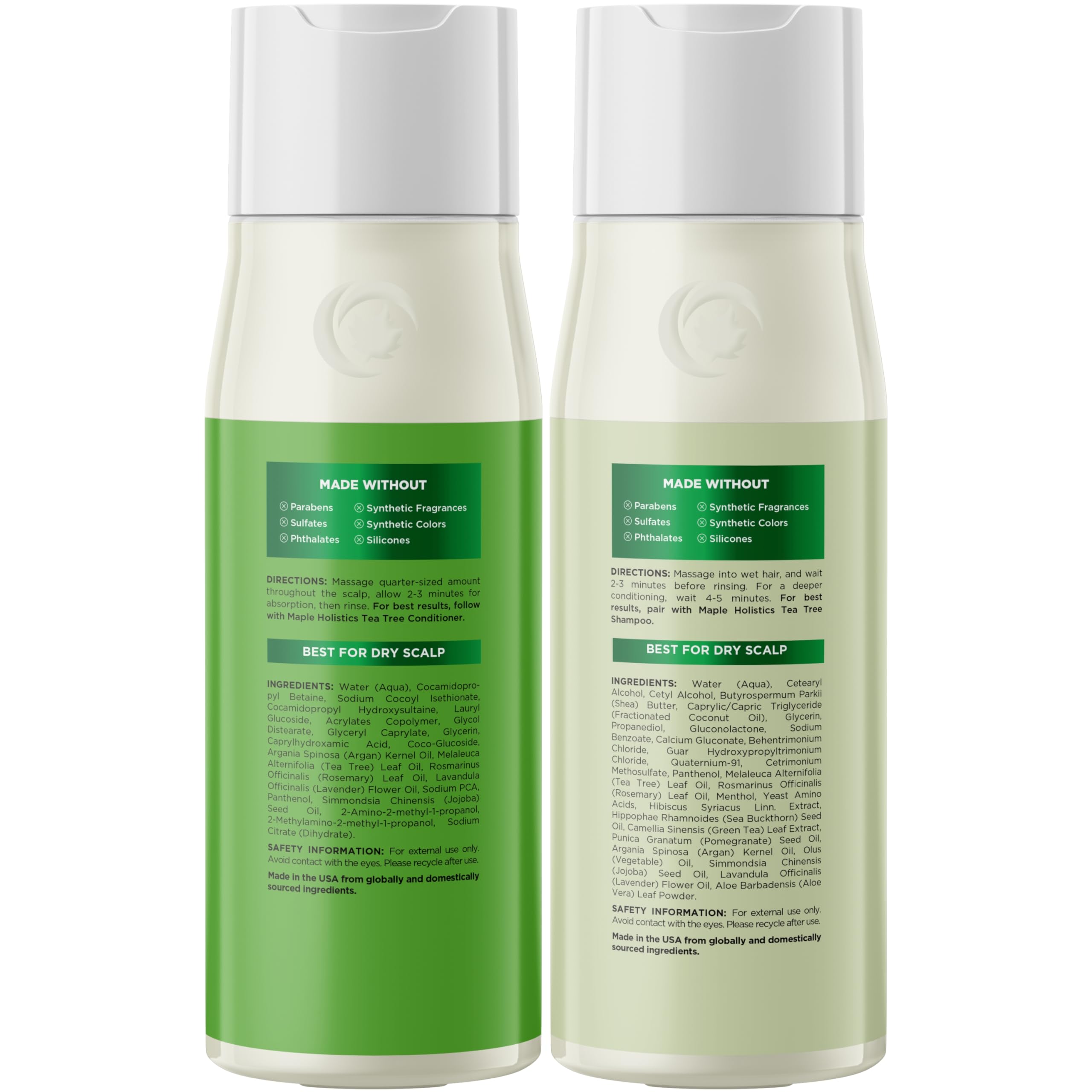 Maple Holistics Tea Tree Shampoo lather close-up highlights cleansing foam