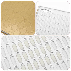 MAQUITA gold color book cover for premium salon display.