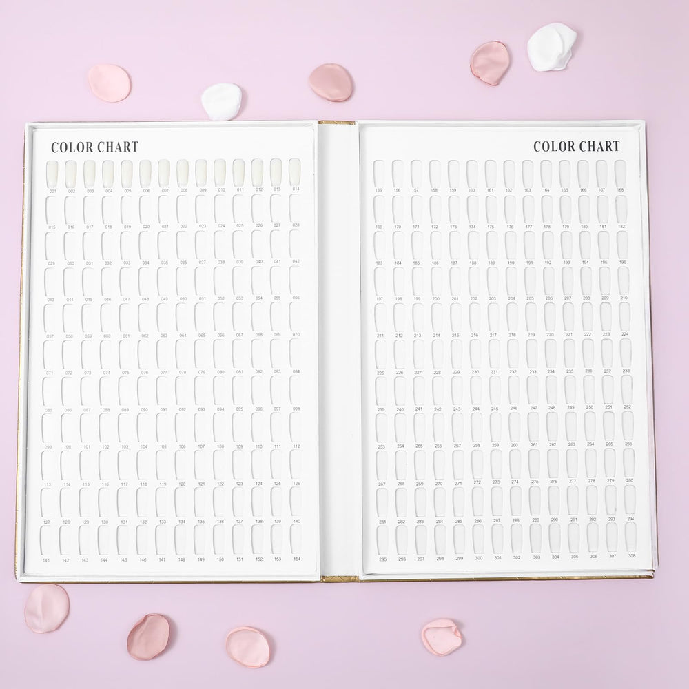 MAQUITA salon color display shelf keeps workspace organized.