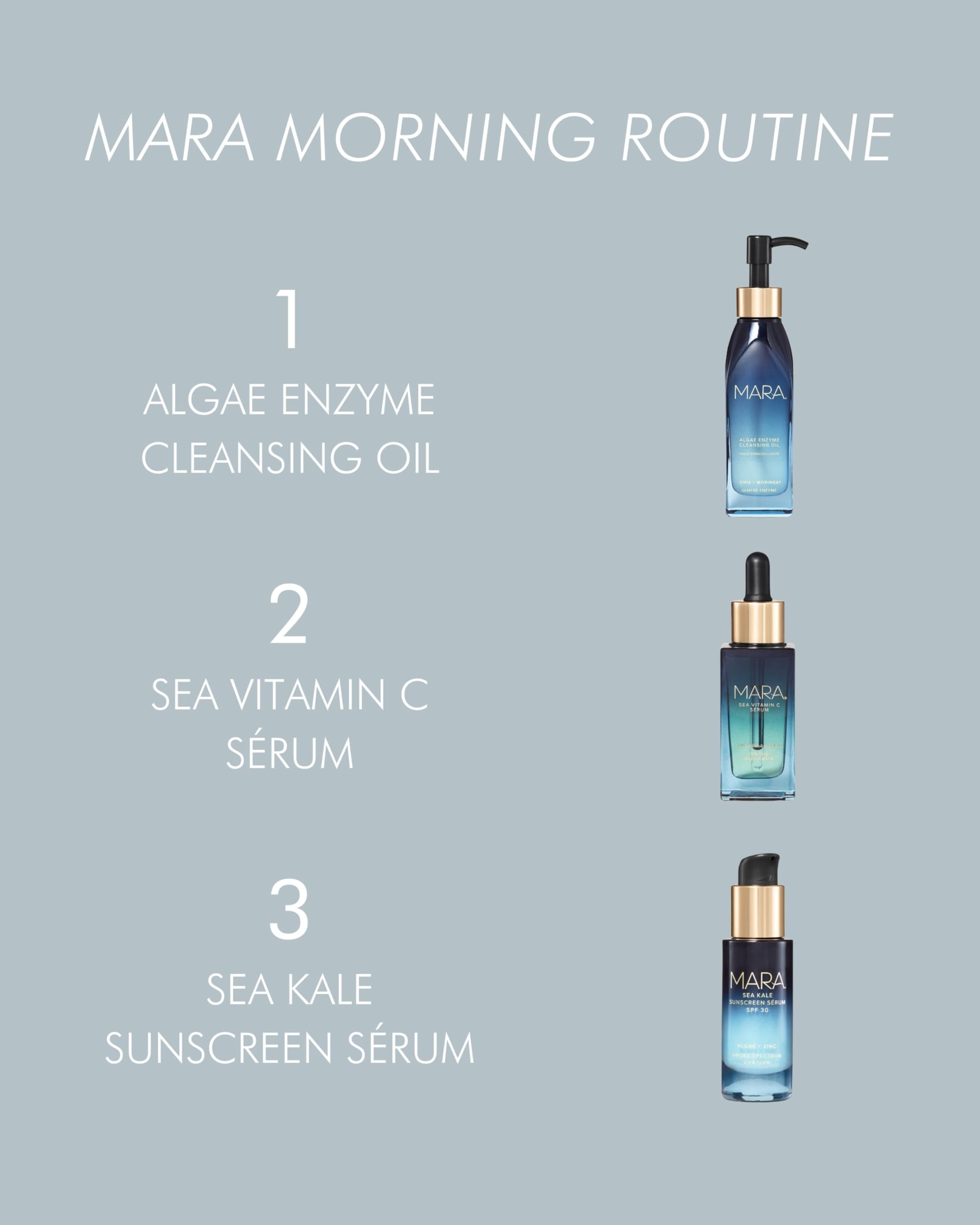 MARA Sea Kale Sunscreen Serum recyclable packaging supports a sustainable skincare routine.