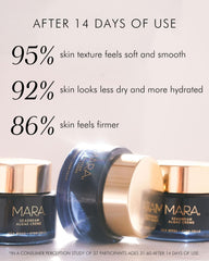 MARA SeaDream Creme bottle being applied during a nightly routine.