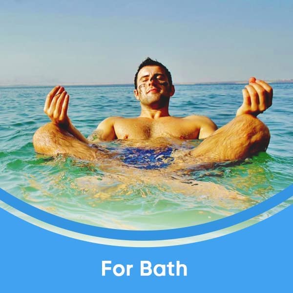Marco Esra Dead Sea Salt in a spa-inspired self-care moment.