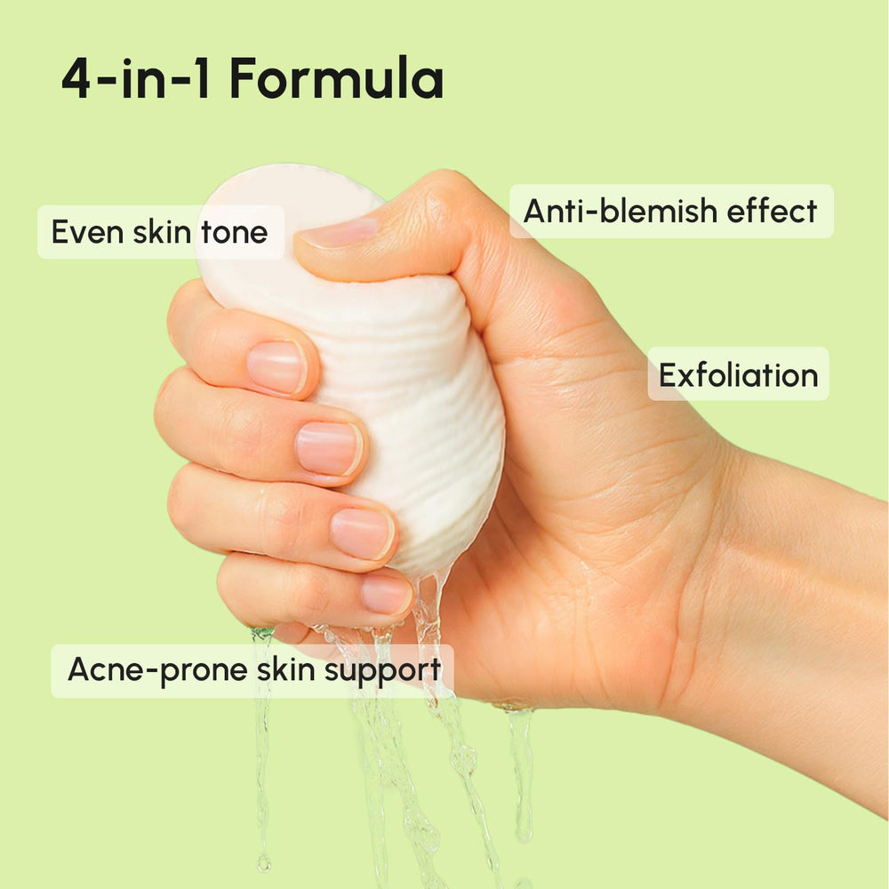 MAREE all-skin-types toner pad comfortably balances tone.