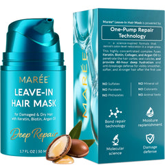 MAREE deep conditioning leave-in mask bottle for intense hydration