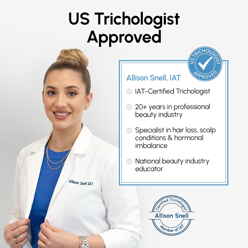 MAREE deep conditioning mask applied to towel-dried blonde hair.