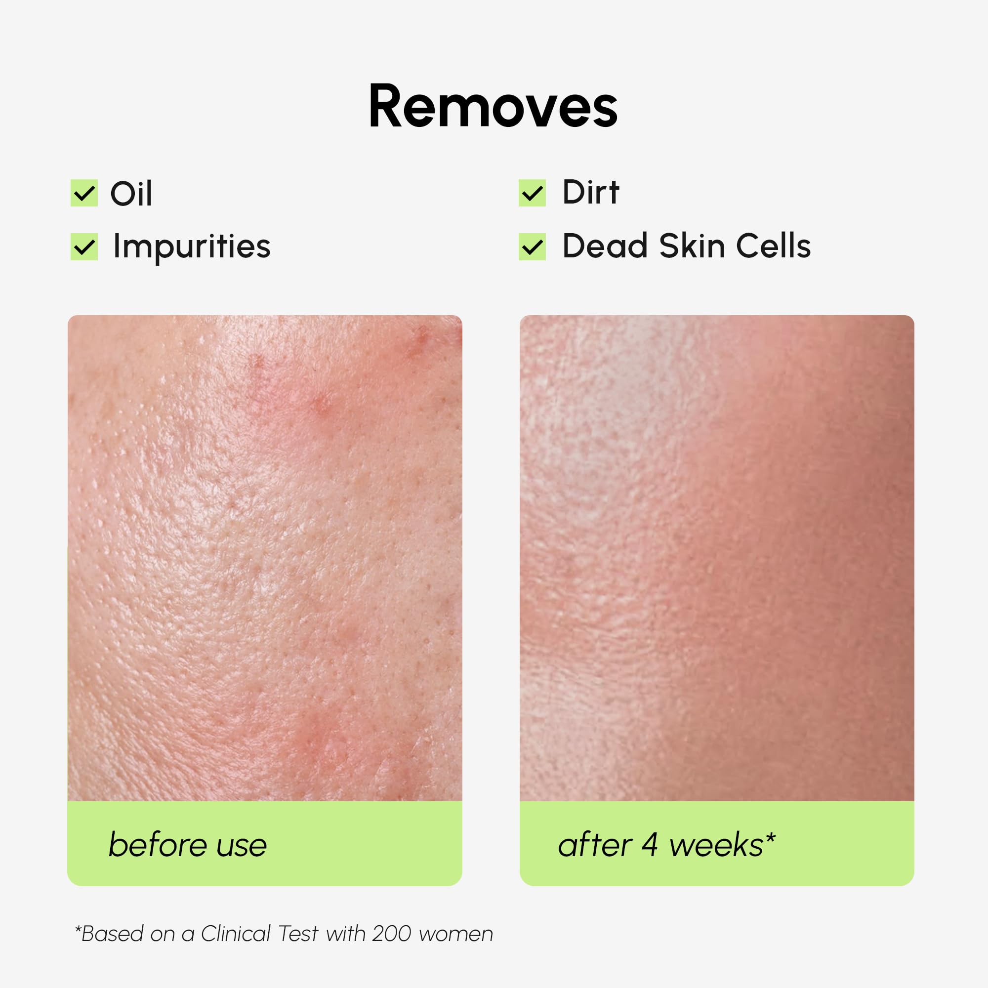 MAREE Exfoliating Toner label closeup conveys premium formulation details