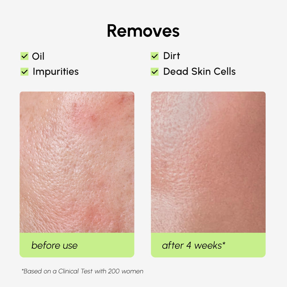MAREE Exfoliating Toner label closeup conveys premium formulation details