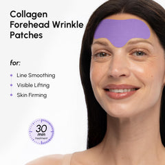MAREE forehead patches application on forehead demonstrates quick smoothing use