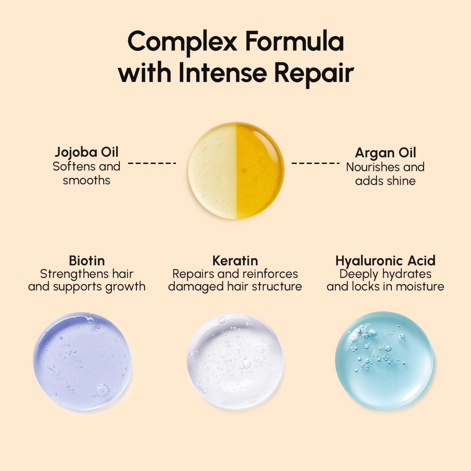 MAREE frizz control action helps strands stay neat and manageable