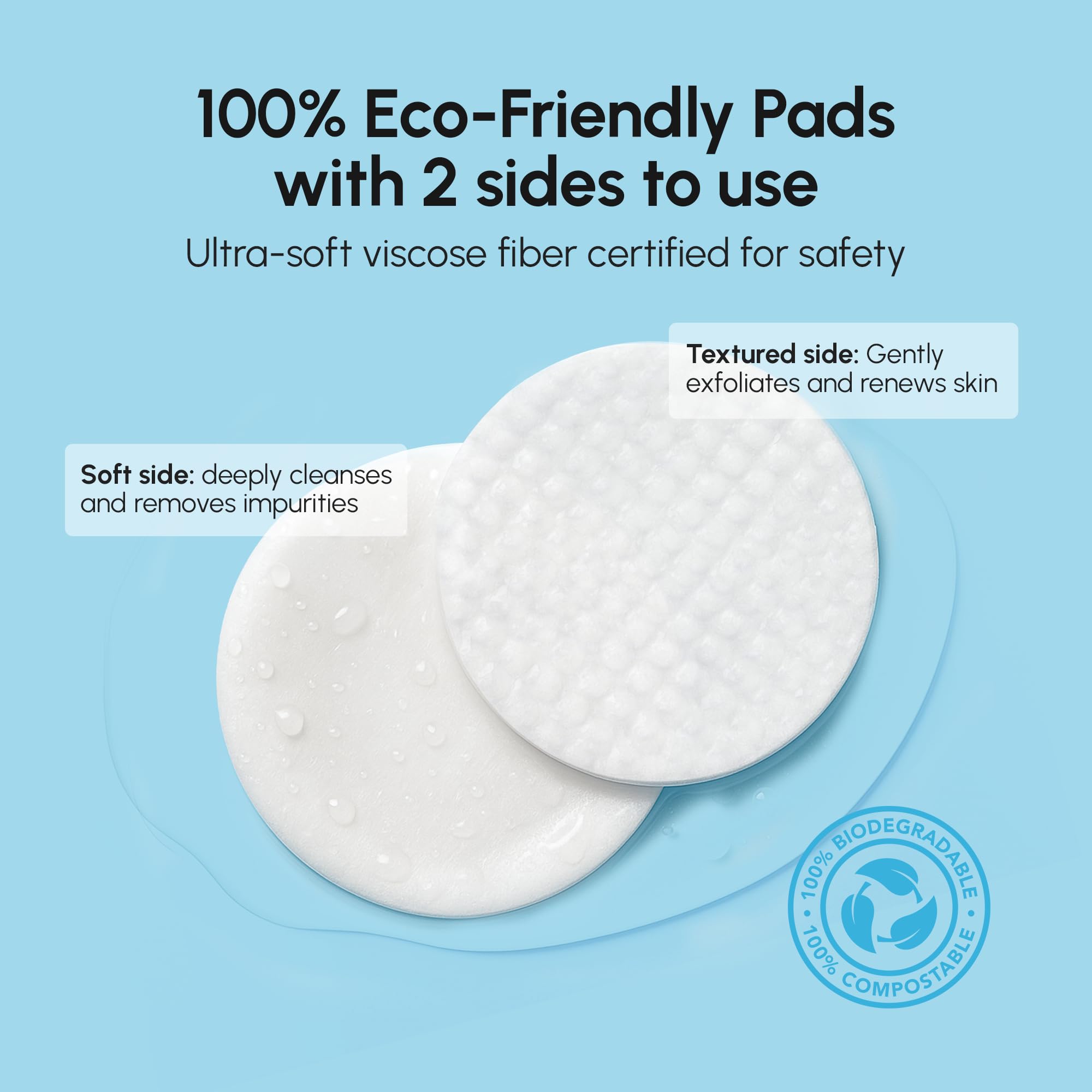 MAREE Glycolic Pads promote radiant skin texture.