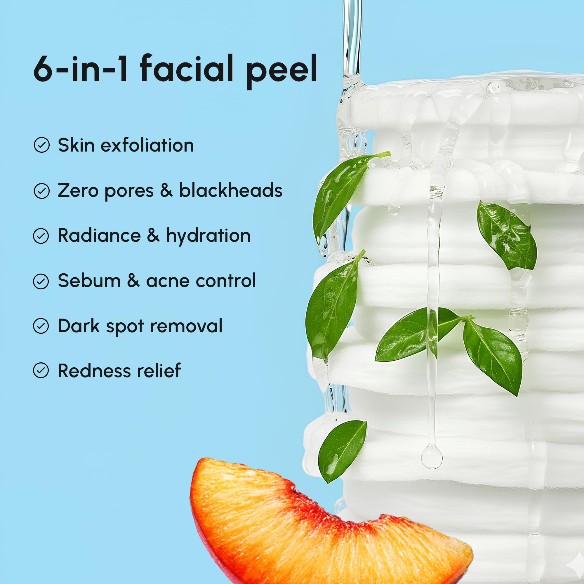 MAREE Glycolic Pads infused with tea tree oil for fresh clarity.