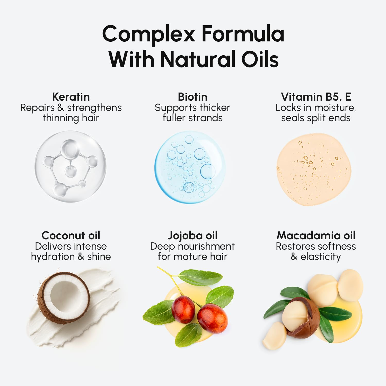 MAREE deep conditioning with keratin-like repair benefits