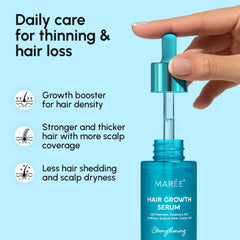 MAREE Hair Growth Serum ingredients peptides support follicle health