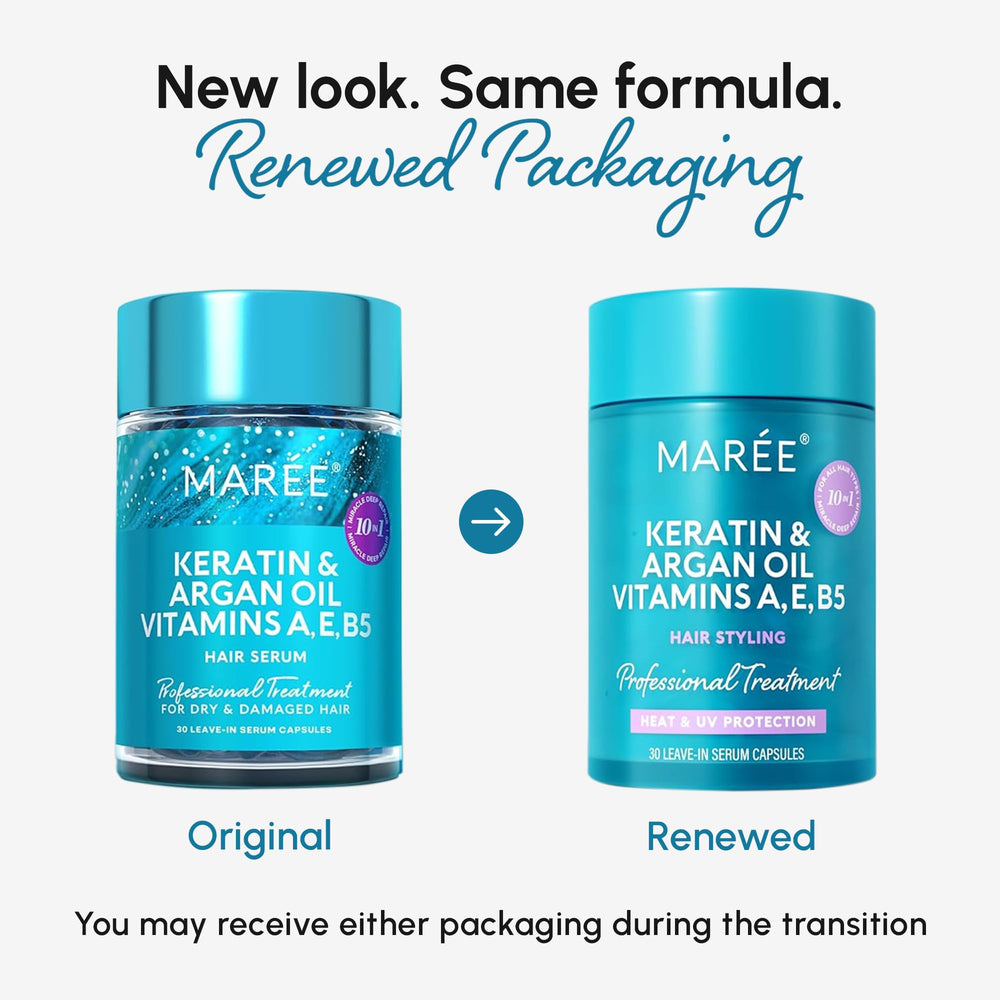 MAREE hair oil argan jojoba blend for deep hydration and lasting softness.