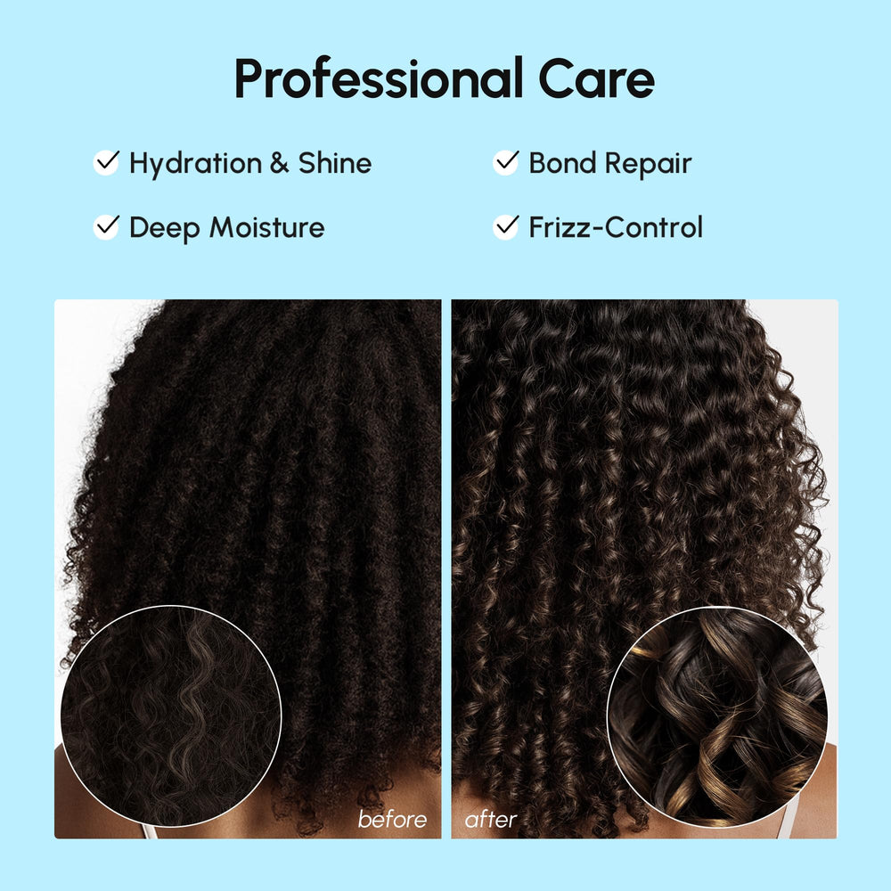 MAREE frizz control for damaged hair when used as daily care.