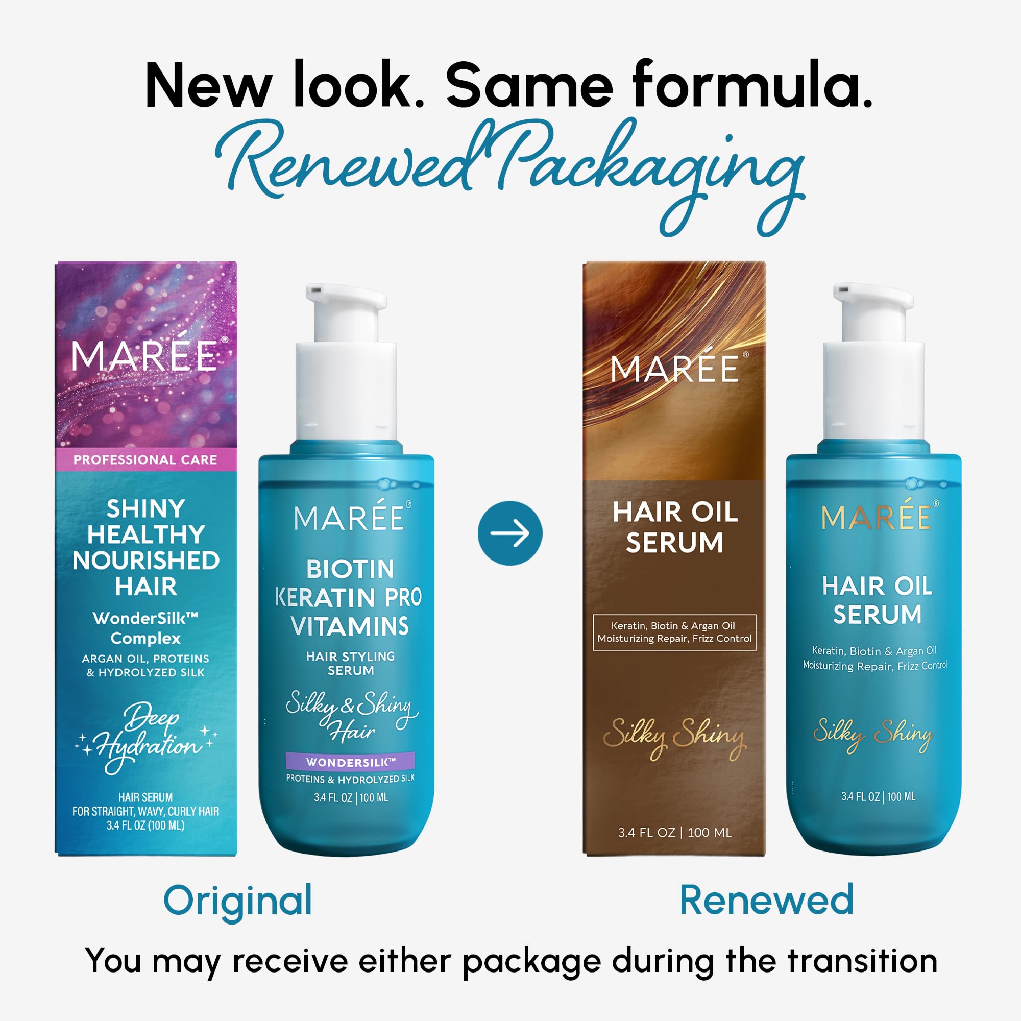 MAREE hair serum dropper demonstrates easy application and hydration
