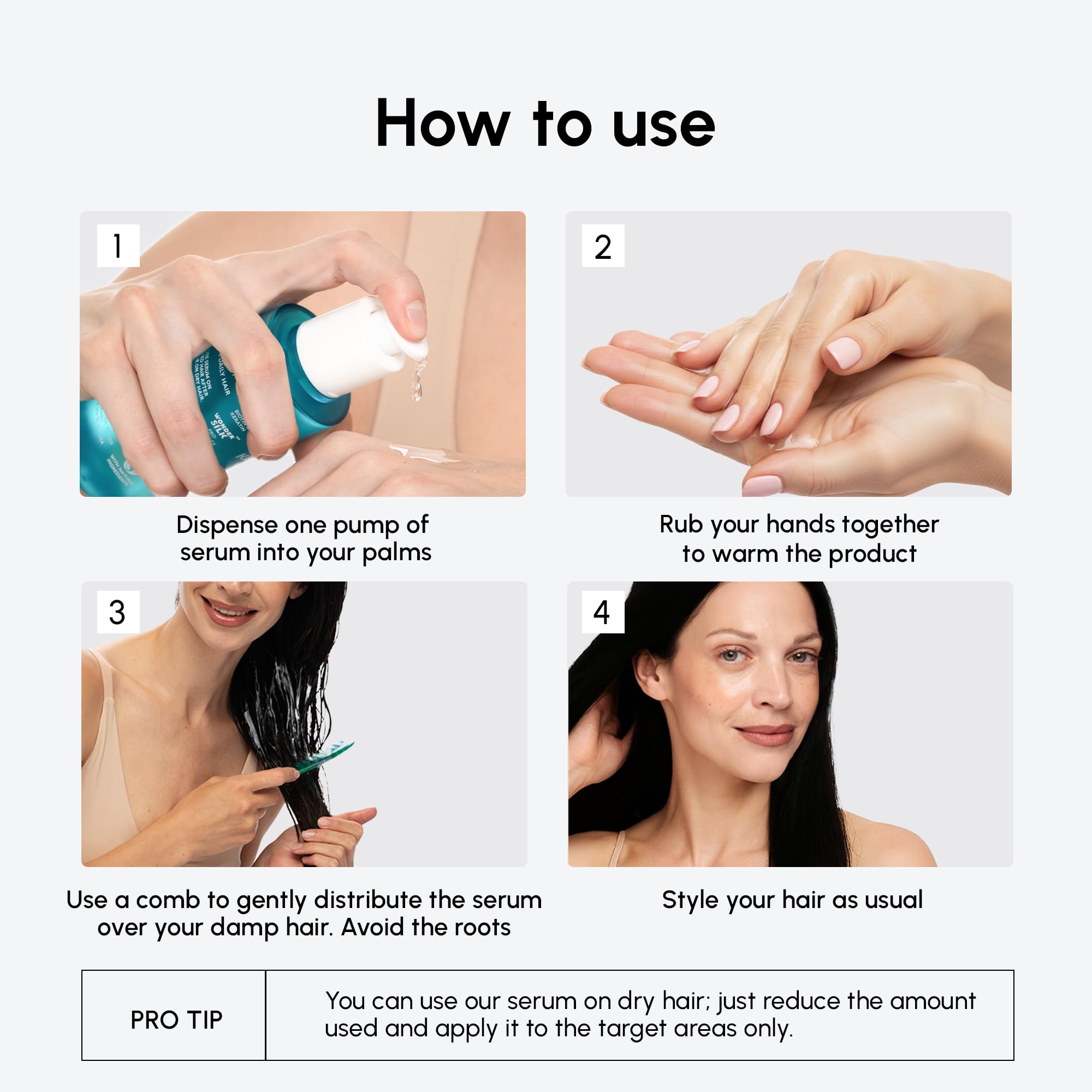 MAREE heat-protection bottle highlights styling safety during heat tools
