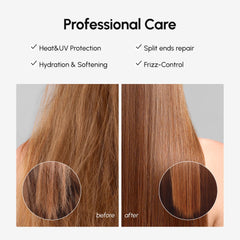 MAREE hair serum texture close-up reveals silky oil for smooth strands