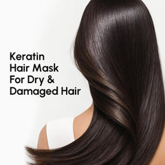 MAREE keratin-biotin-coconut-oil formula close-up suggests strengthening benefits