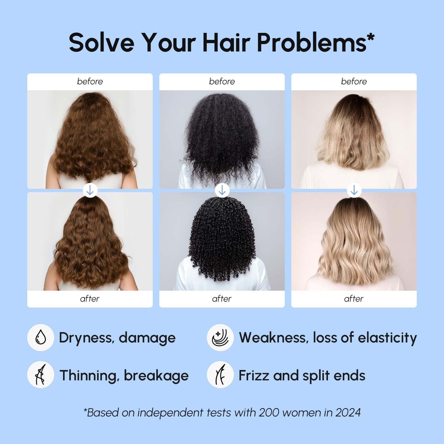 MAREE Keratin Hair Mask bottle for smoother, softer hair