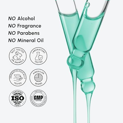 Lightweight, fast-absorbing formula suggested for morning or night use.