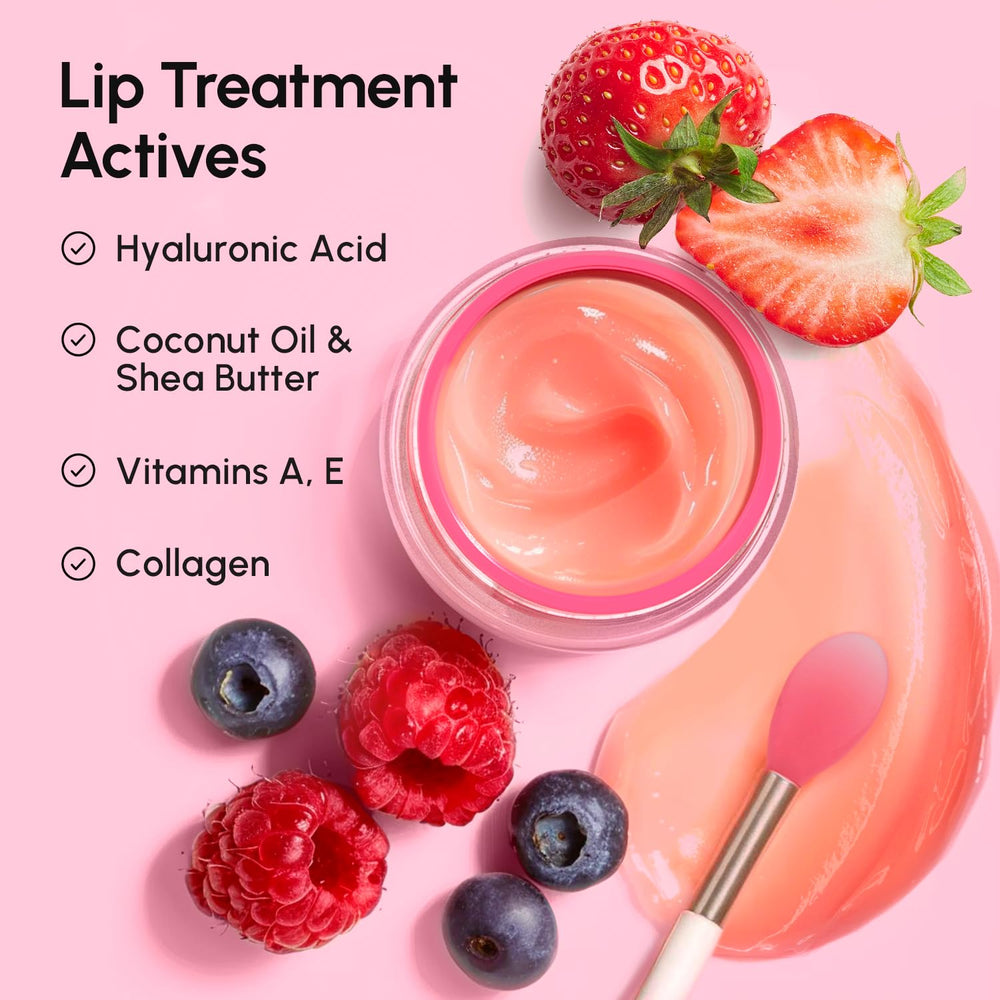 MAREE Lip Mask Overnight application on lips demonstrates easy night-time use.