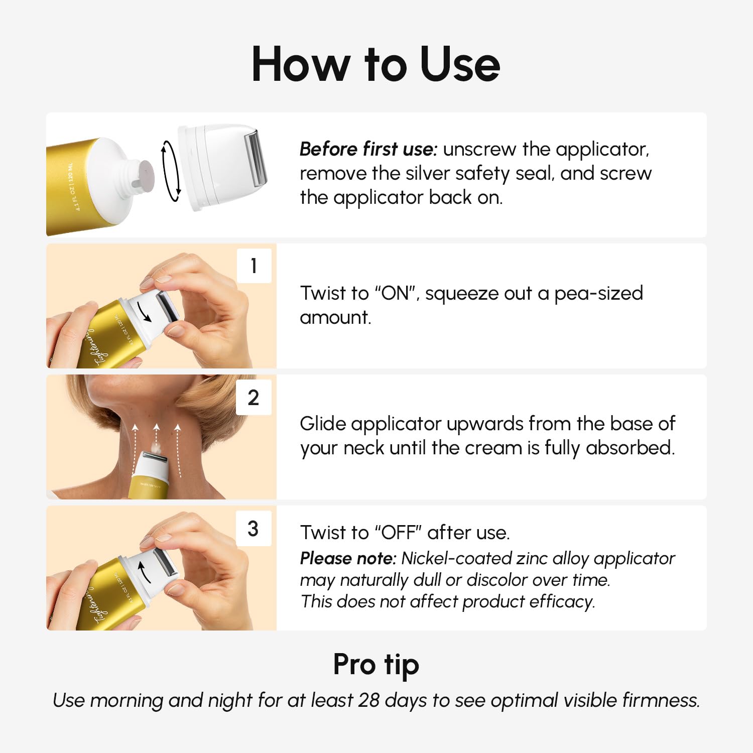MAREE peptide rich formula supports renewal for improved texture along the jawline.