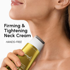Close up of the roller on MAREE neck cream for cooling absorption.