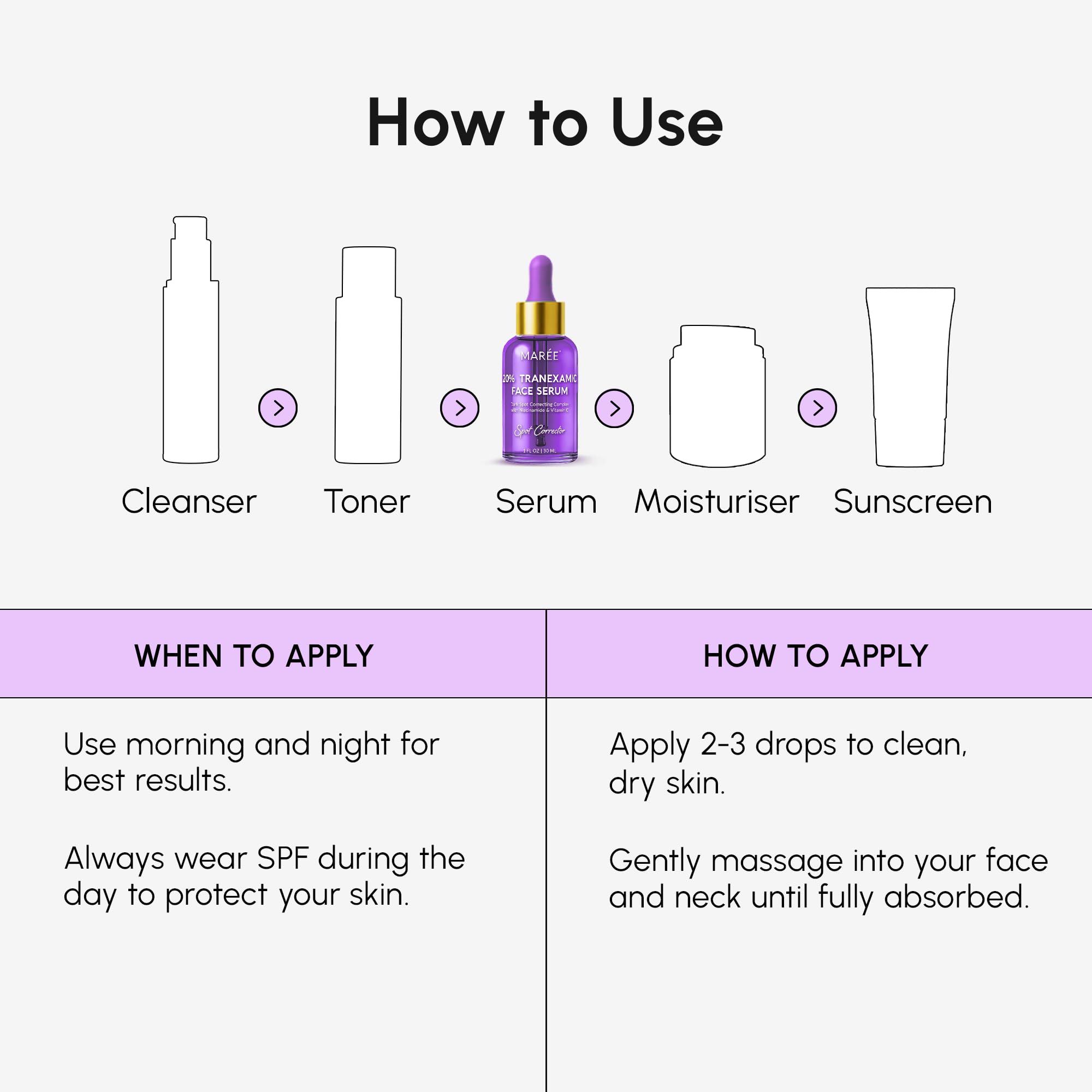 MAREE outer packaging conveys premium skincare experience