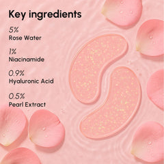 MAREE Pink Eye Gels feature rose water for gentle hydration.
