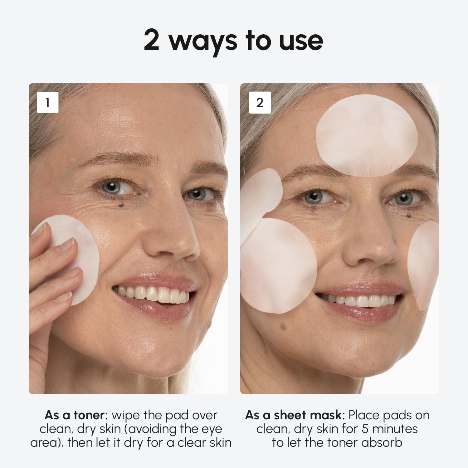 MAREE routine-shot with multiple pads implies versatile at-home skincare use