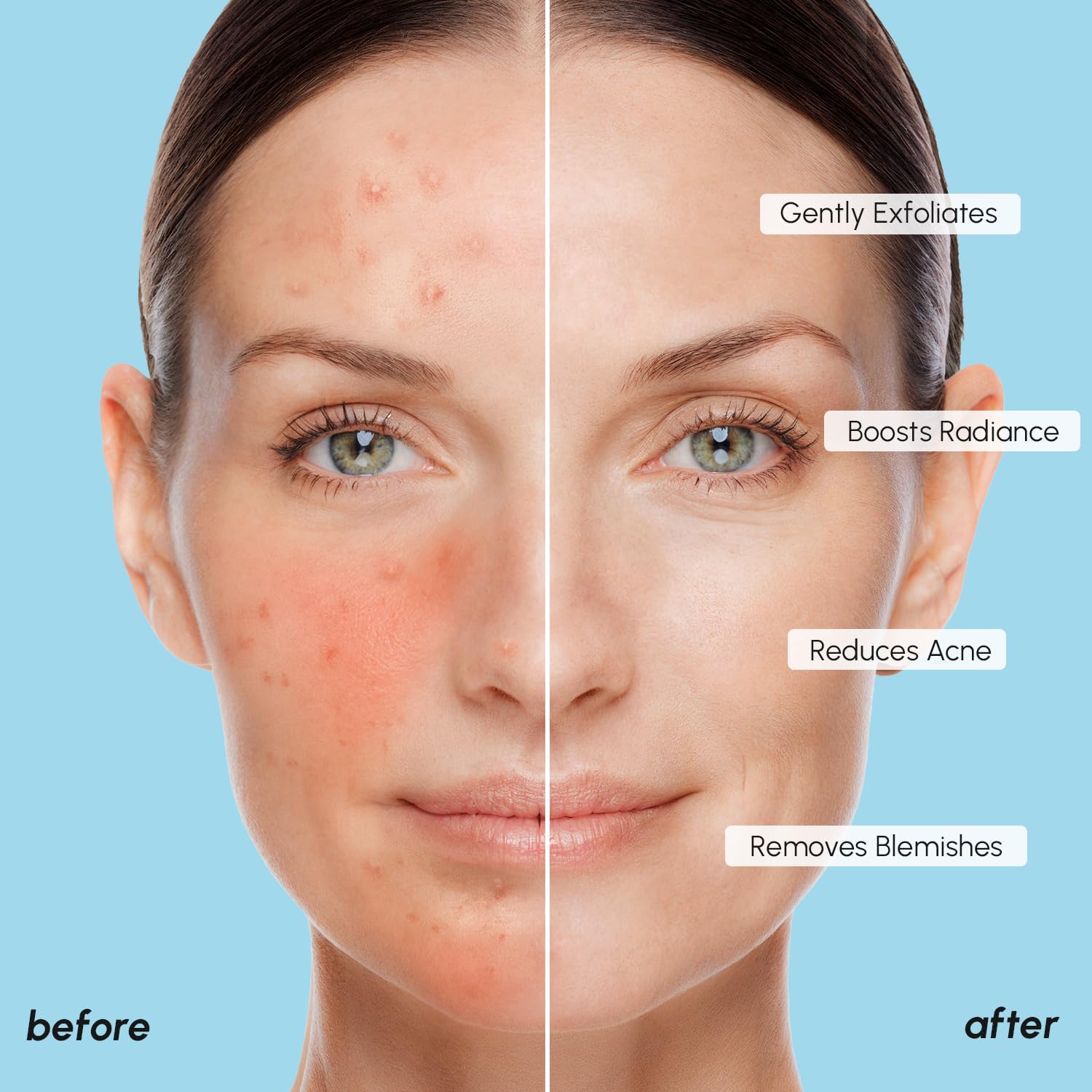 MAREE Salicylic action visual suggesting pore clarity with gentle exfoliation