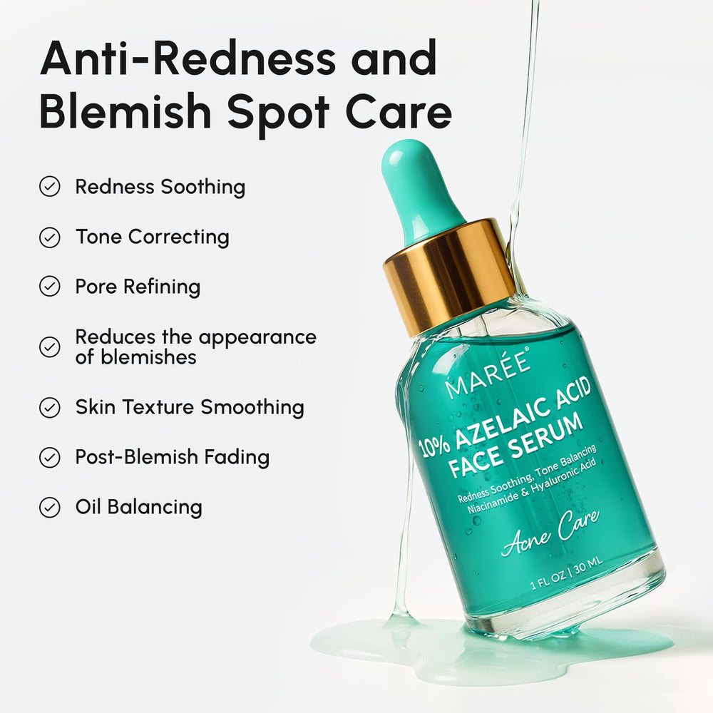 Serum on skin providing redness relief and balanced moisture during routines.